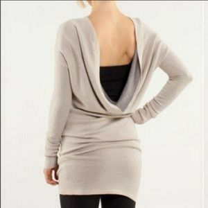 Lululemon cowl neck sweater dress - large.